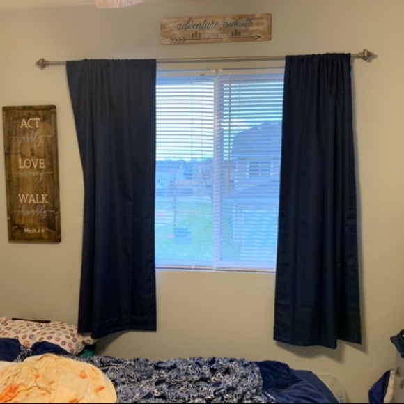 Blue BlackOut Curtains - Picture 8 of 8